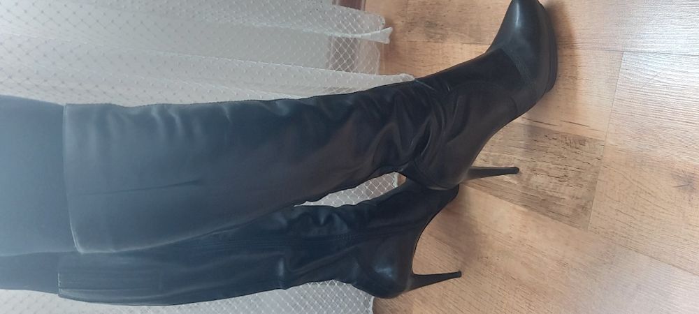 Сапоги , кожа, Италия