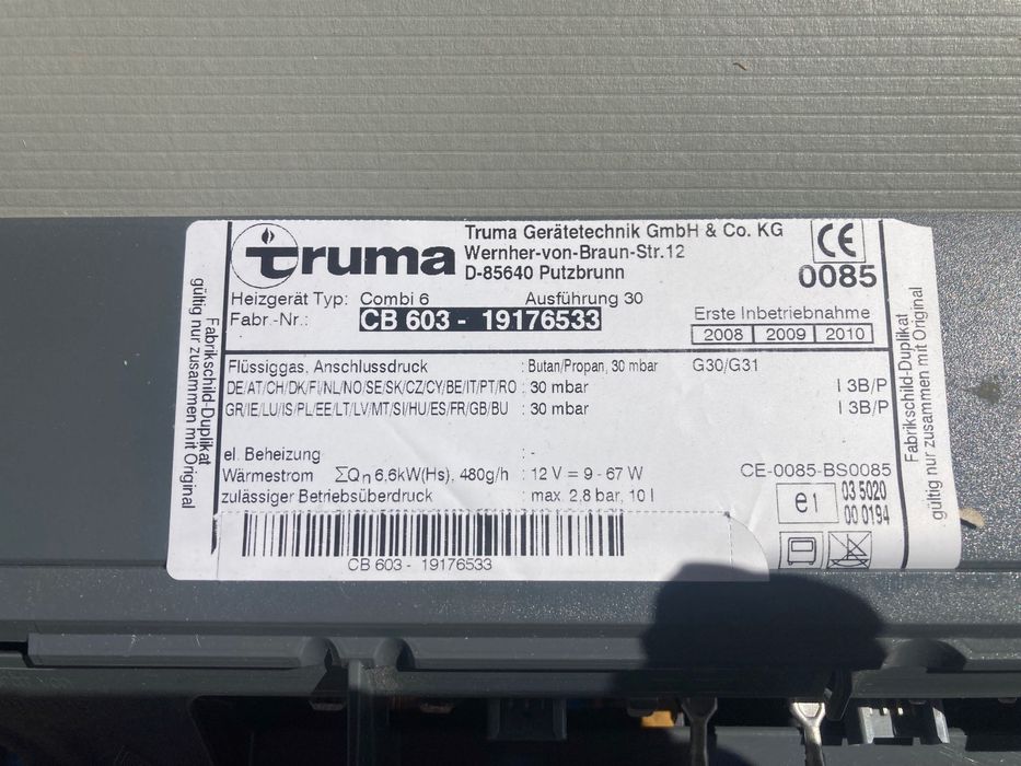 Truma combi 6 комбиниран уред!