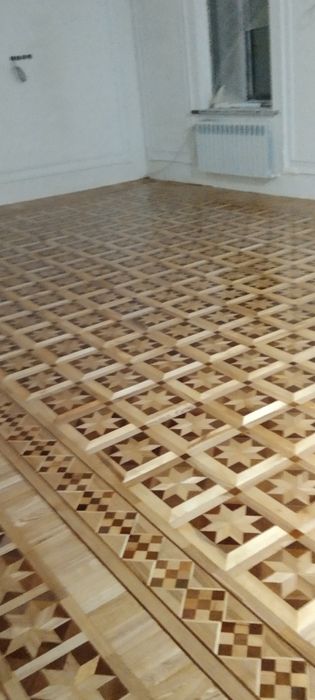 Шлифовка пол паркет