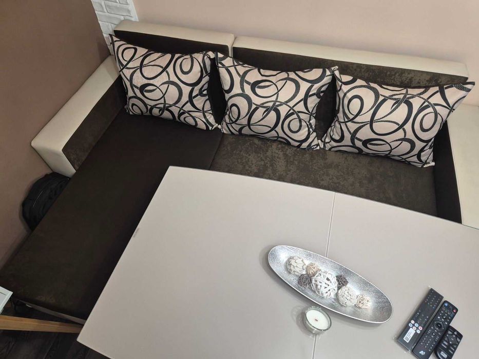 Разтегателен ъглов диван Виденов 190/140 ЗАПАЗЕН, КАТО НОВ