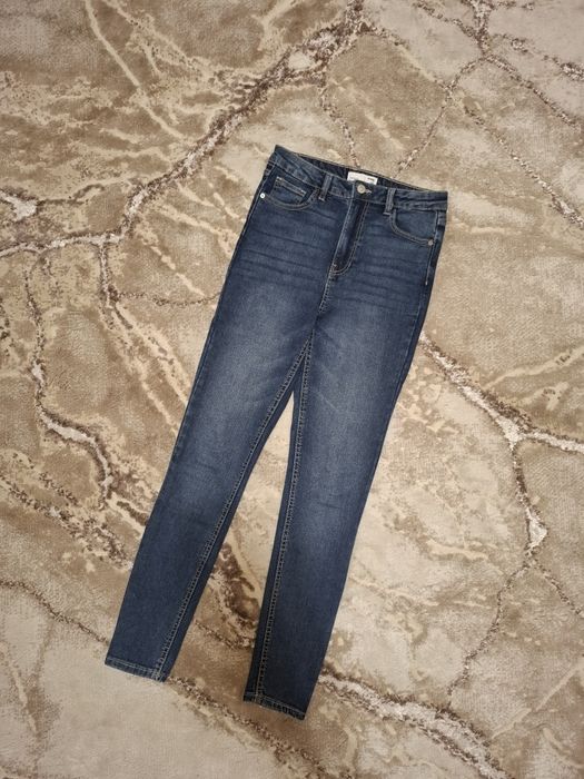 Blugi dama elastici, talie inalta