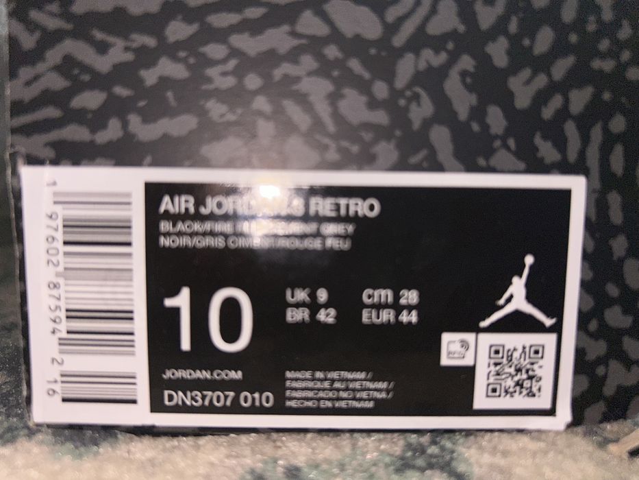 Jordan 3 Black Cement 2024