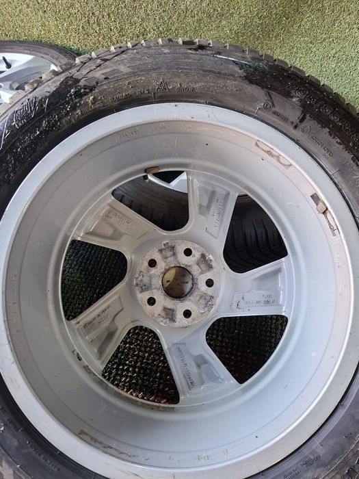 Jante R 18 5x112 Audi Q3 cu anvelope 235 55 18 Firestone 4 anotimpuri