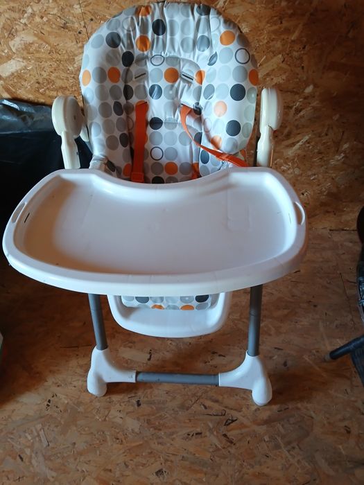 Scaun de masa bebe Kiddo Snack,pliabil si reglabil in înălțime