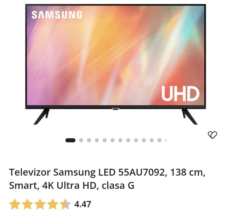 Vand Tv samsung smart Uhd 138cm