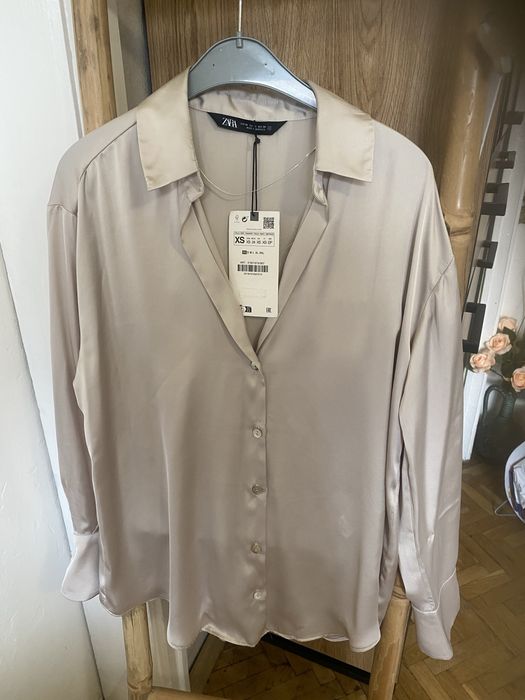 Zara дамска риза сатен