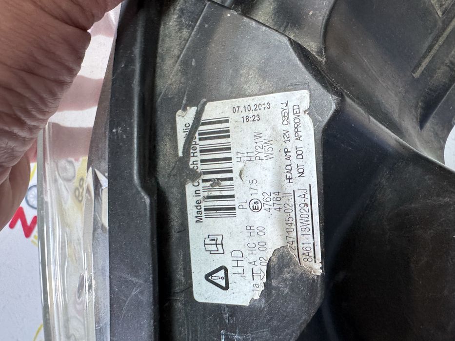 Far dreapta Ford Fiesta MK6 2009-2012