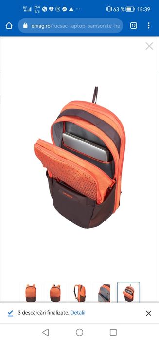Vand Rucsac Samsonite Office Laptop ( Geanta ghiozdan Scoala lamonza )