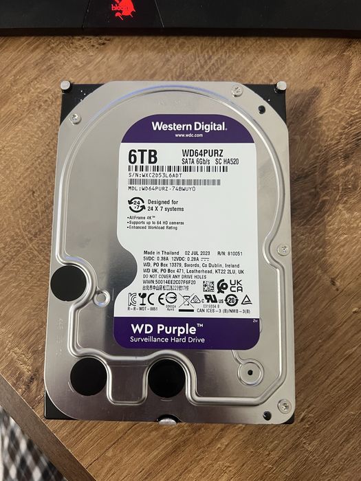 Жесткий диск HDD 6 TB Western Digital