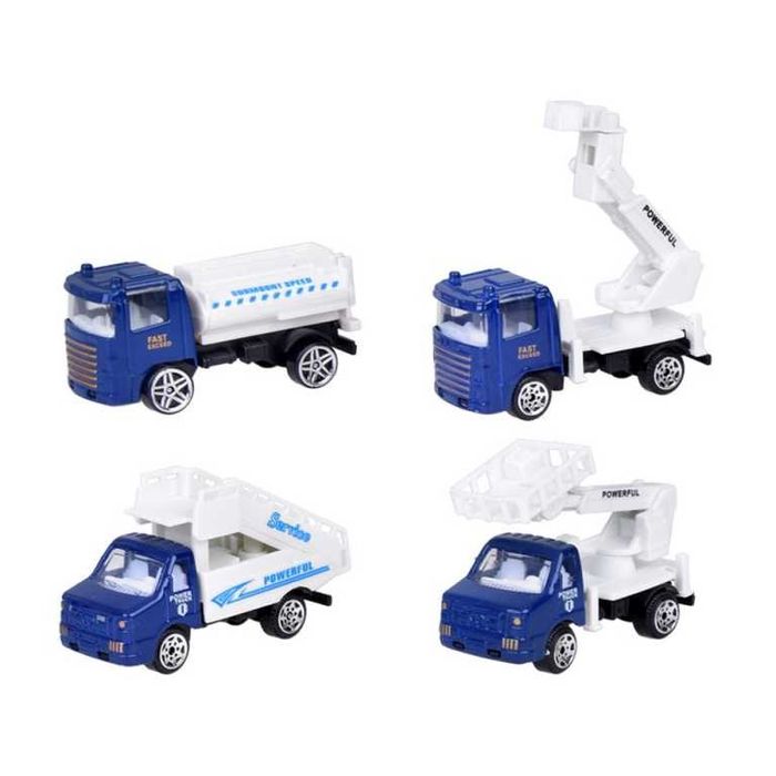 Детски комплект Летище със самолет,четири превозни средства