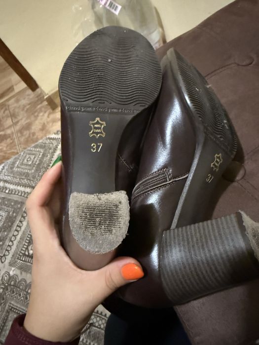 Дамски ботуши кожени