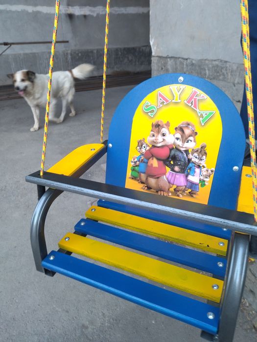 Детские качели (металло каркас)