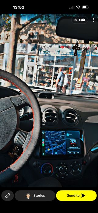 Navigatie CarPlay wireless ecran 2k