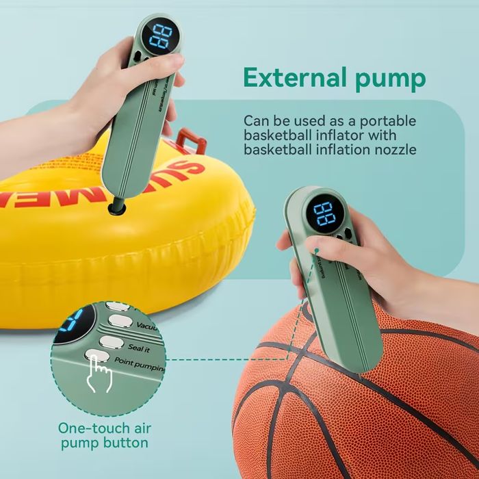 Компактна Вакуум Машина за Храна, Запечатване на Пликове + ПОДАРЪК