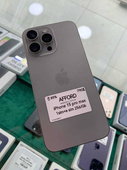 iPhone 15 Pro Max 256 85 Muddatli Tolovga