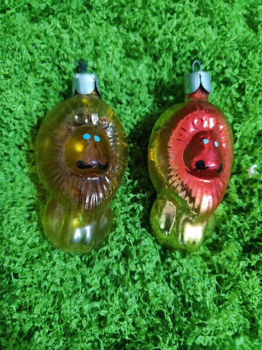 Ёлочные игрушки СССР,стекло