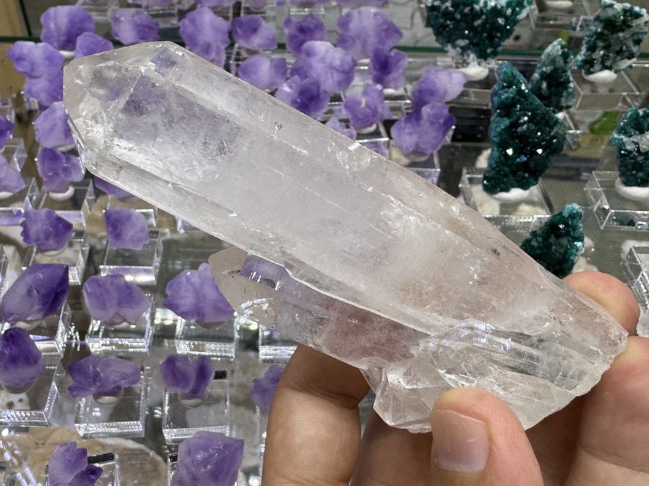 Лемурийски кристал / Lemurian Quartz ,естествен минерал,