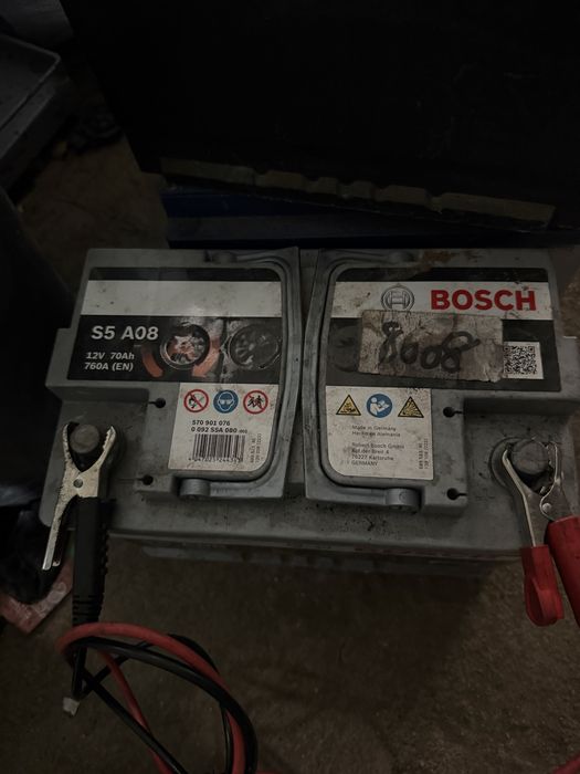 Акумулатор bosch 70ah на 100 % живот