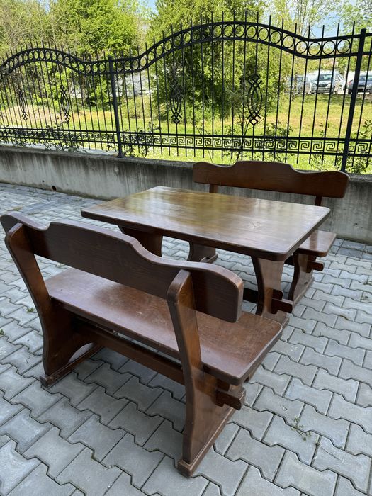 Дървени маси, тип-бавария