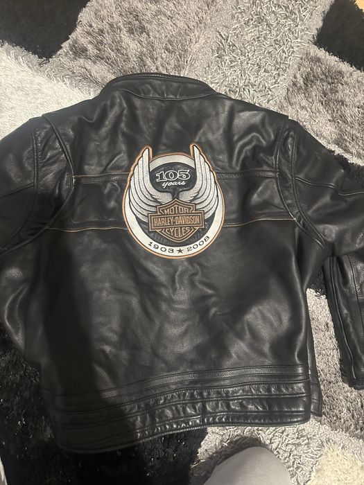 Jacket Biker Leather Harley Davidson 4XL