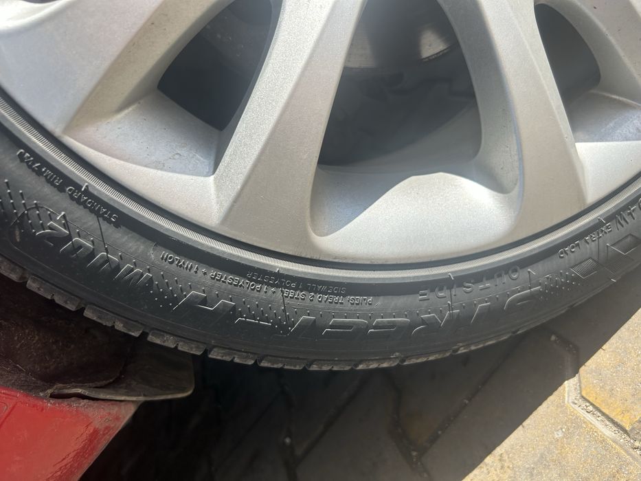 Комплект Летни гуми 225/45/17 с DOT0222 и джанти 17” от Октавия 4