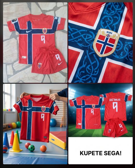 HAALAND детско юношески футболни екипи NORWAY