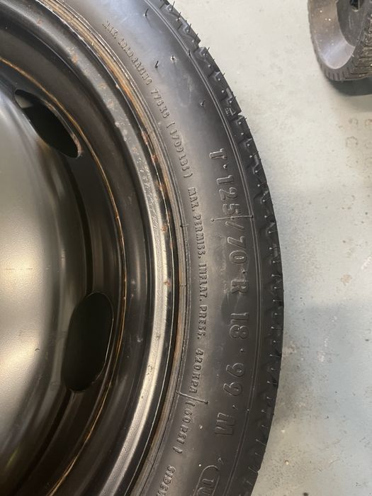 Rezerva slim VW T125/70R18 ET25.5 1K0601027B