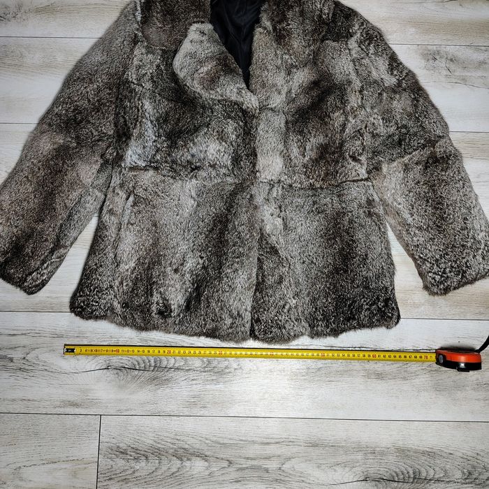 Haină de blană naturală de iepure