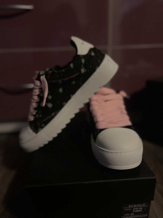 Pantofi Numeris Pink Denim