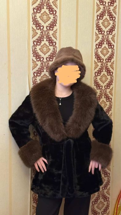 Продам ЭКО шубу и шапку