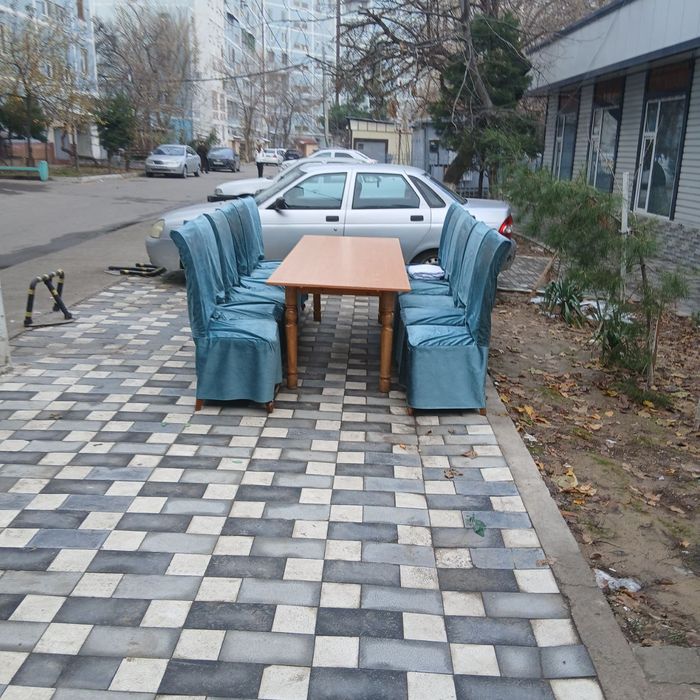 24/7 stol stul qozon ochoq samovor zontik naves xar xil turdagi razmer