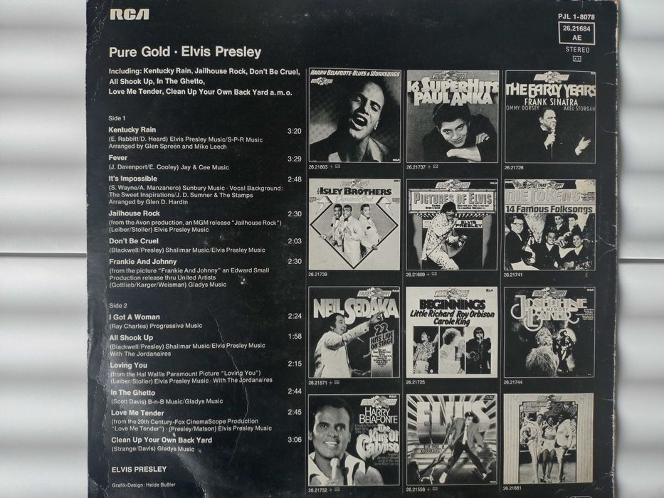 Грамофонни плочи Elvis Presley