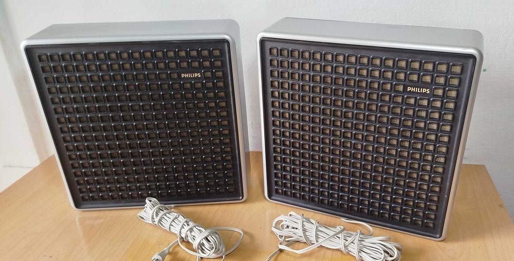 Винтидж HI-FI тонколони Philips 22EG 614, широколентови с топъл звук