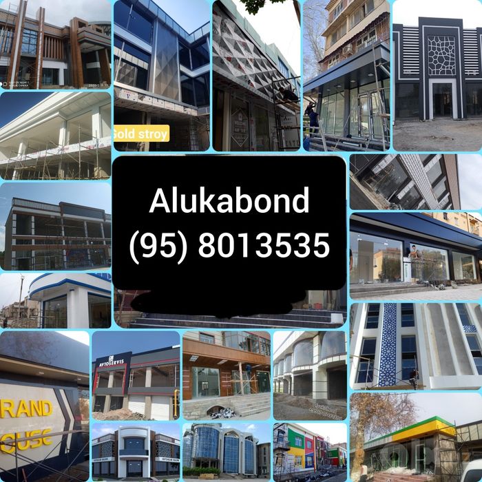 Alukabond alikafon alkabond alyukobond алюкабонд устаси травертин