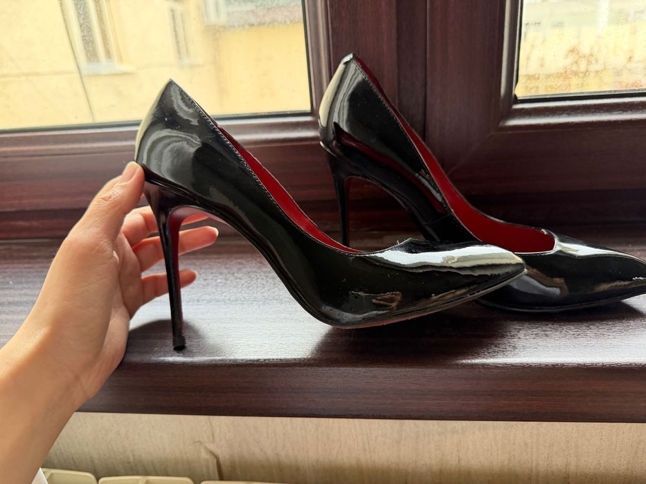 Туфли лакированные 39 размер б/у