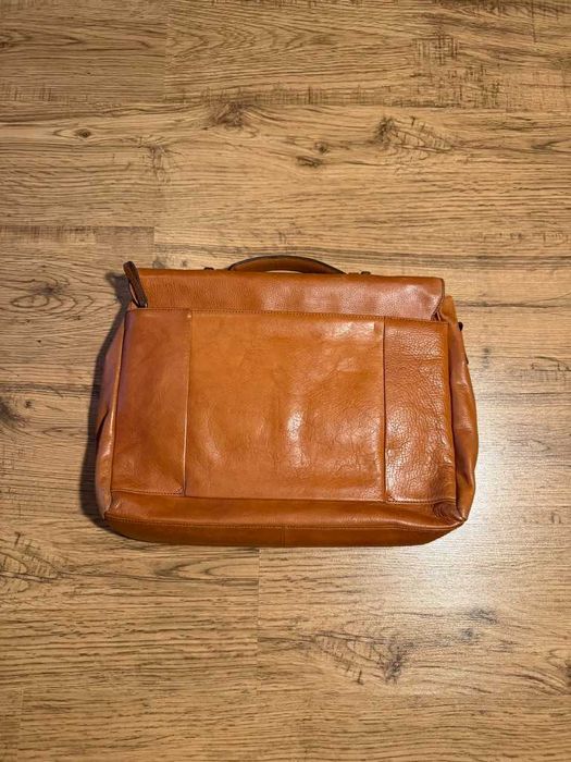 Piquadro Servietă de Piele / Laptop 15 inch / Business / Cognac