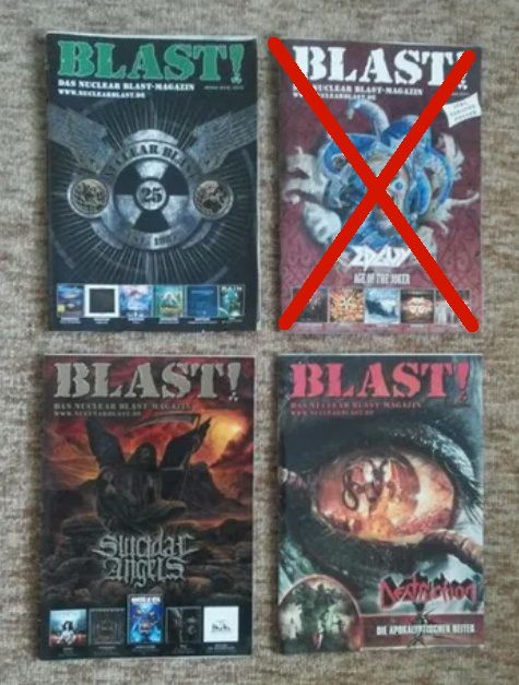 Списания / каталози на NUCLEAR BLAST Nigtwish, Edguy, Children O