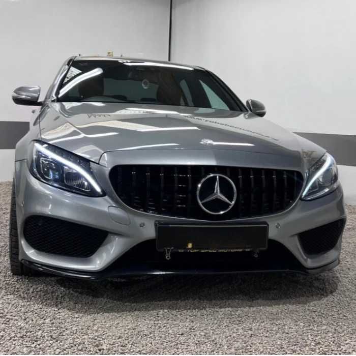 Тунинг решетка за Mercedes C-Class W205 (2014–2018) – GT визия черен