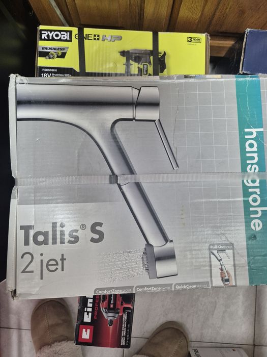 Baterie bucătărie Hansgrohe Talis S – Duș extractibil, 2 tipuri de jet