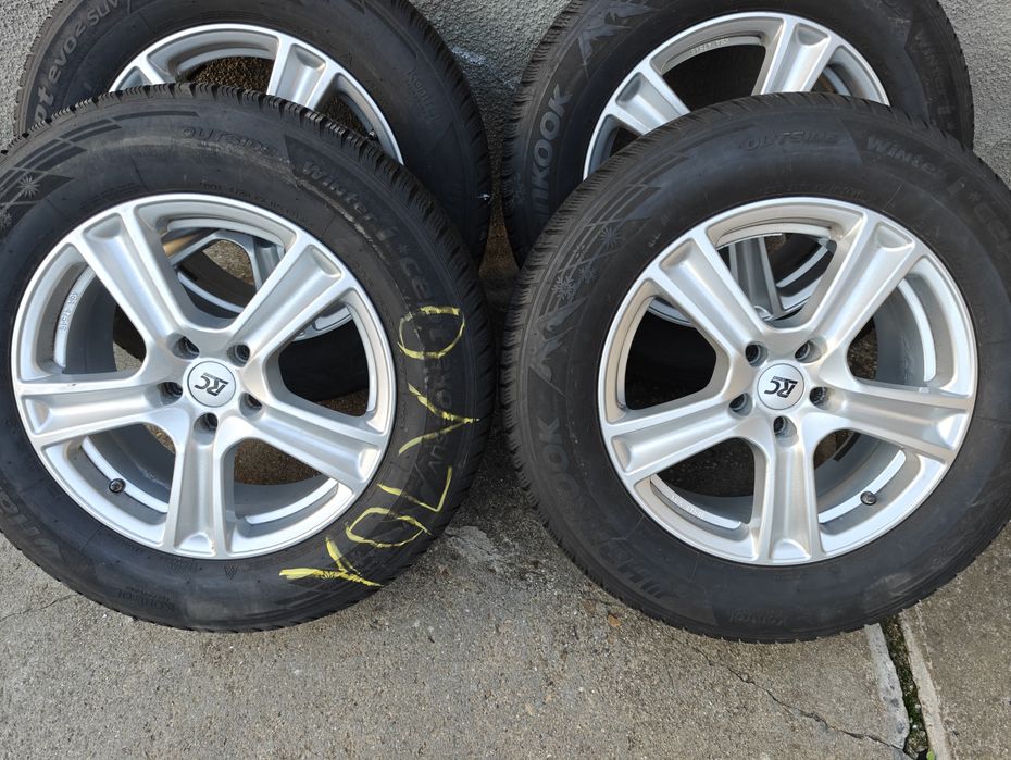 Vând jante aliaj RC Design R17 + anvelope iarnă