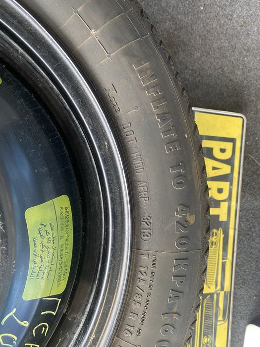 Резервна гума патерица Continental Peugeot 2008 125/85 R16 et10