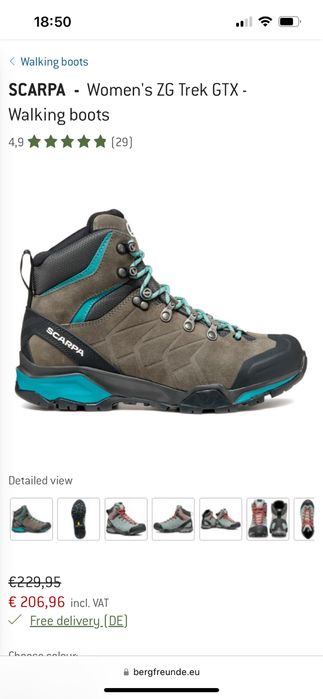 Туристически обувки Scarpa ZG TRK GTX, 41 р-р