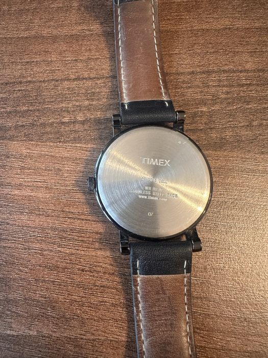 Ceas Timex all black curea piele negru