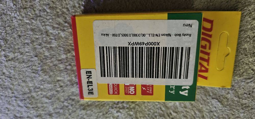 Acumulator pentru NIKON D700 D300 D200 D100 D80 D70 D50 - 1036