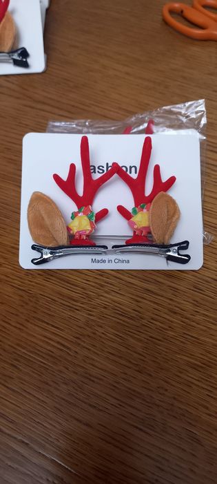 Заколки с рогами и ушками оленя