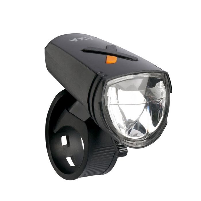 Set lumini bicicleta LED Axa GreenLine 15, 15 Lux, incarcare USB, lumina fata si lumina spate
