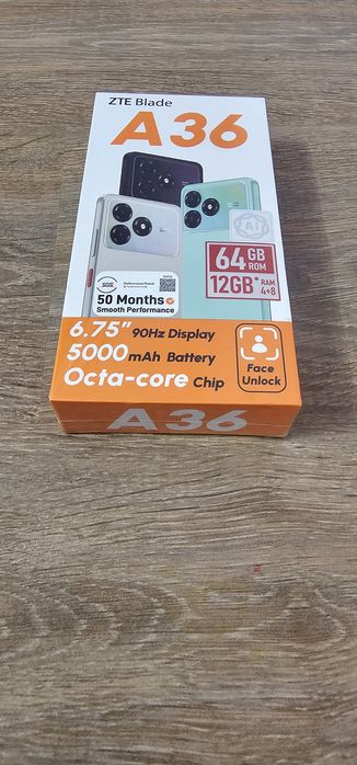 Новый ZTE A36 (64гб)