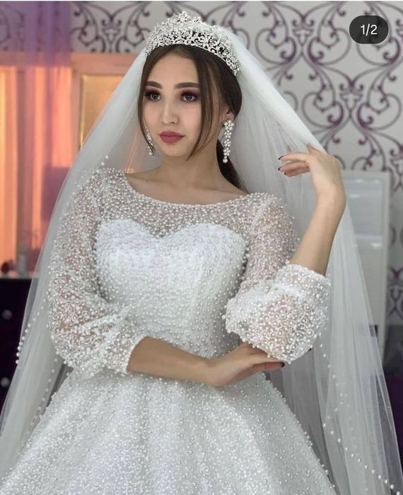 Свадебный платье 50 размер