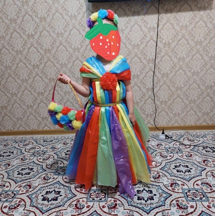 Пышное нарядное платье для девочки +туфельки