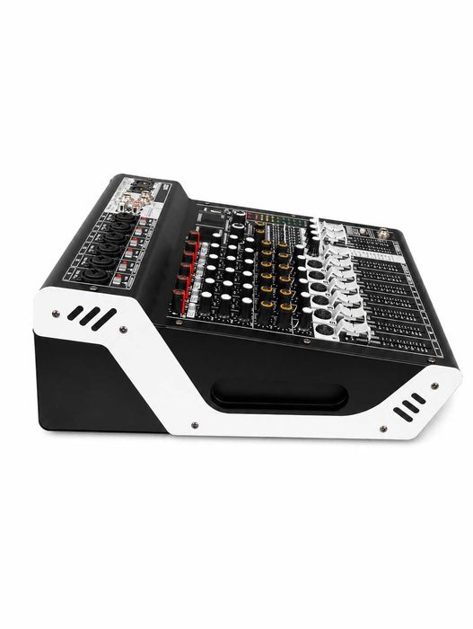 Activ mixer audio 6 canale 2 x 400W PM6C Stereo 99 Efecte digital DSP cu amplificator Bluetooth USB